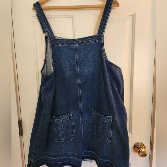 American Eagle Denim Overall Skirt Size Xl Cowgirl Country NWT - Picture 4 of 10